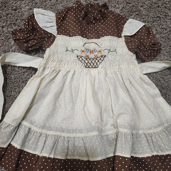 Vintage 70s / 80s Princess Anne, Toddler Girls Dress, Size 3t - Picture 2 of 6